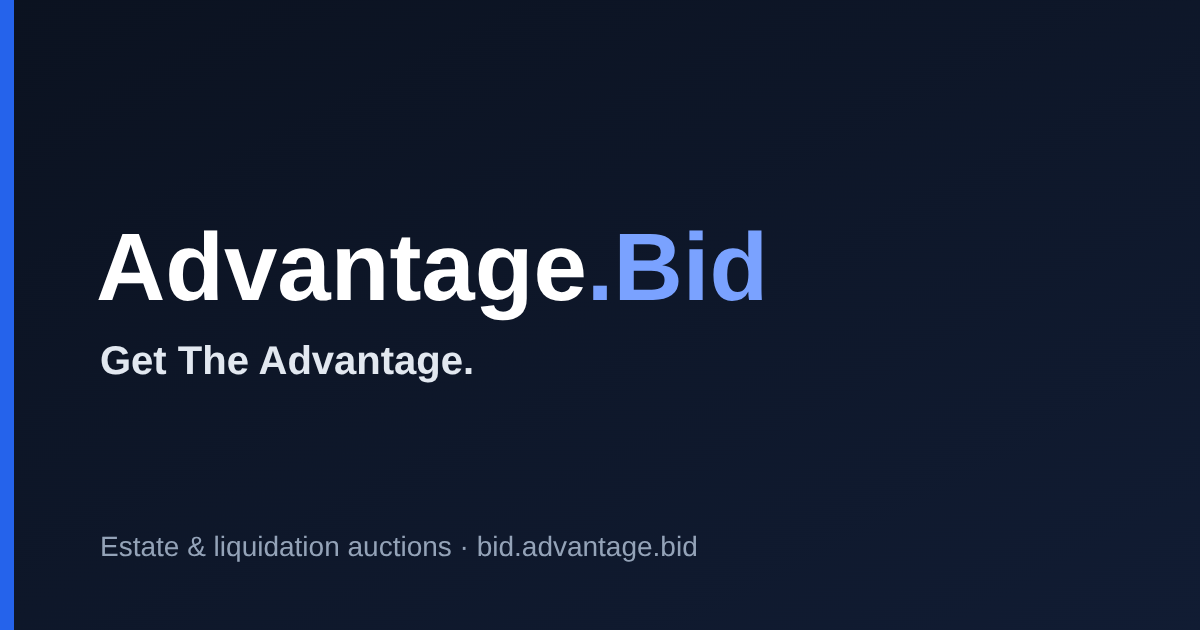 TEST — Adrian Whole-Home Estate Sale